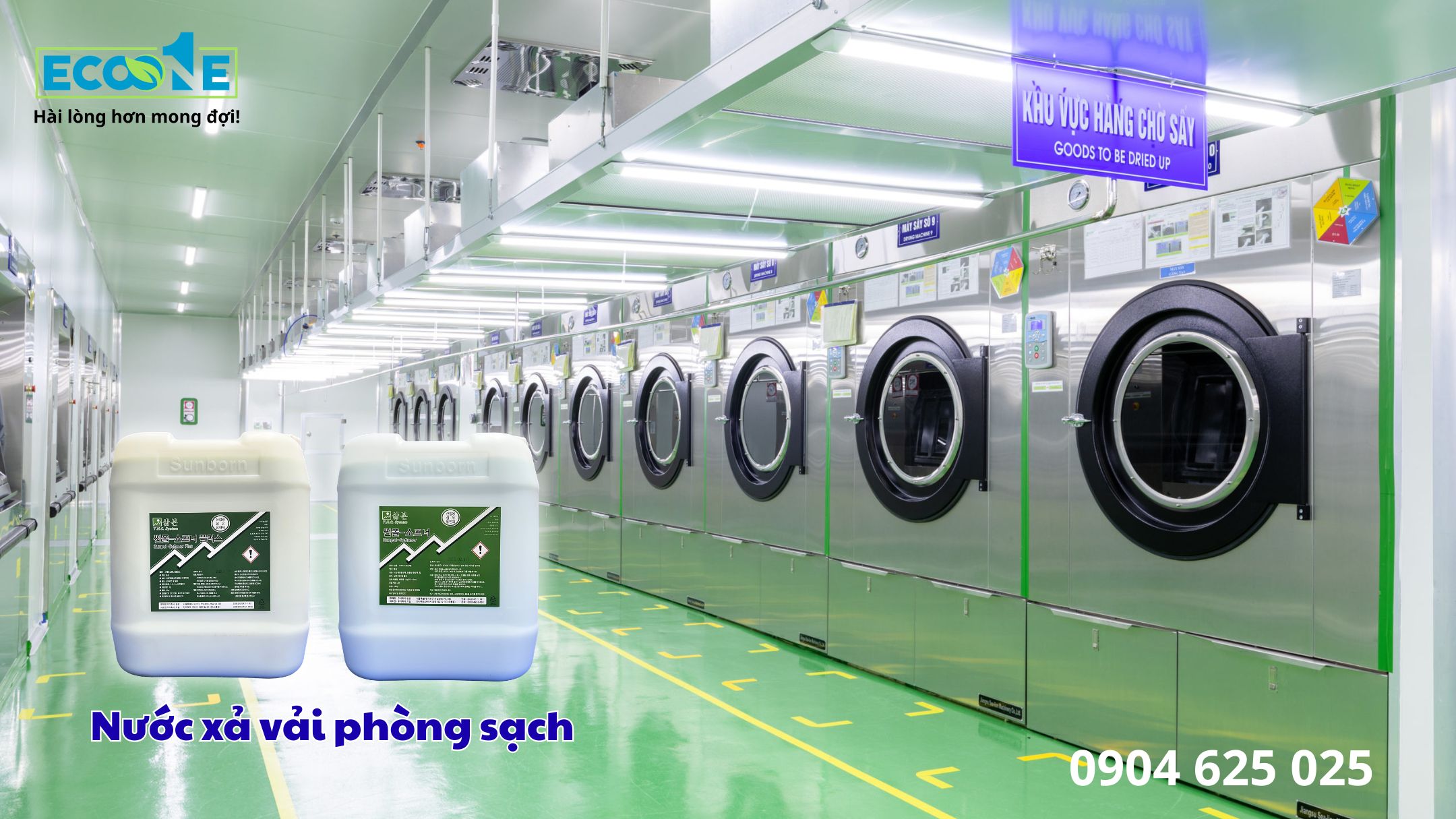 Nước xả vải phòng sạch chuyên dụng cho phòng sạch, nhà máy linh kiện điện tử, dược phẩm
